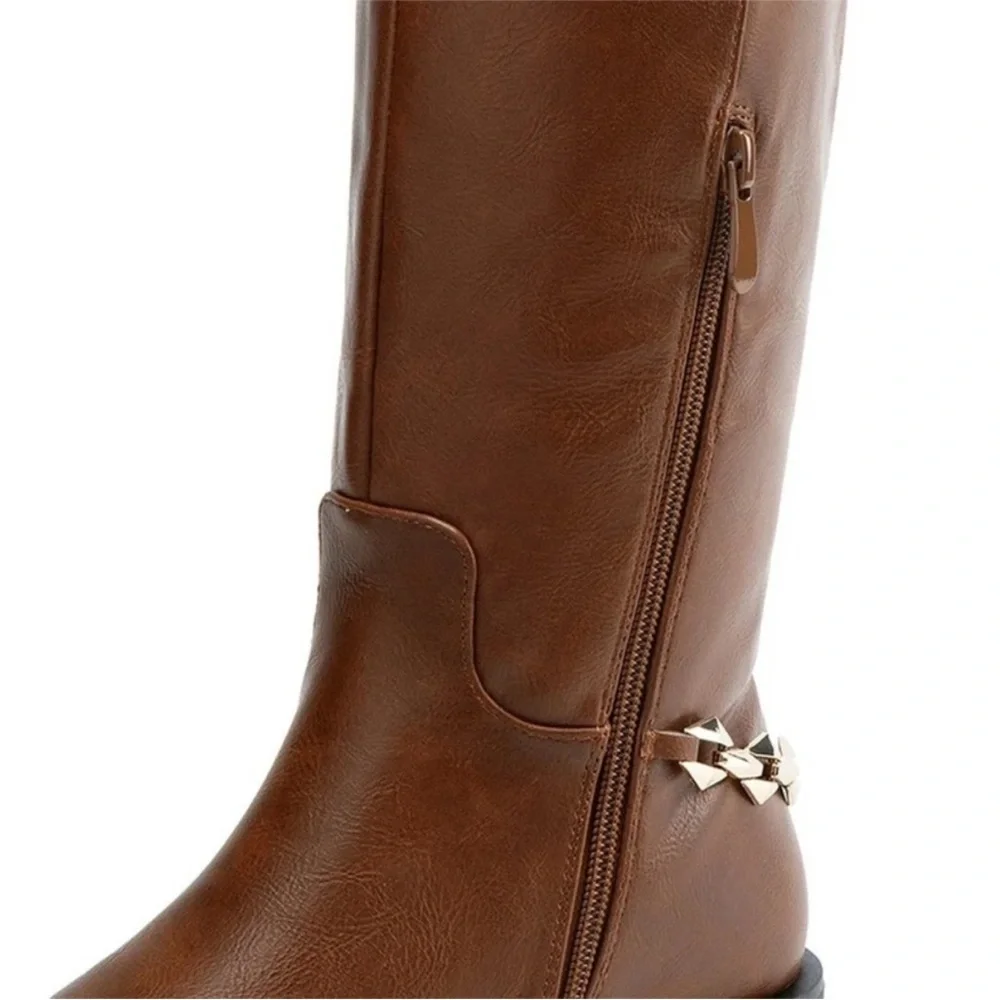 NWT DREAM PAIRS Knee-High Riding Boots